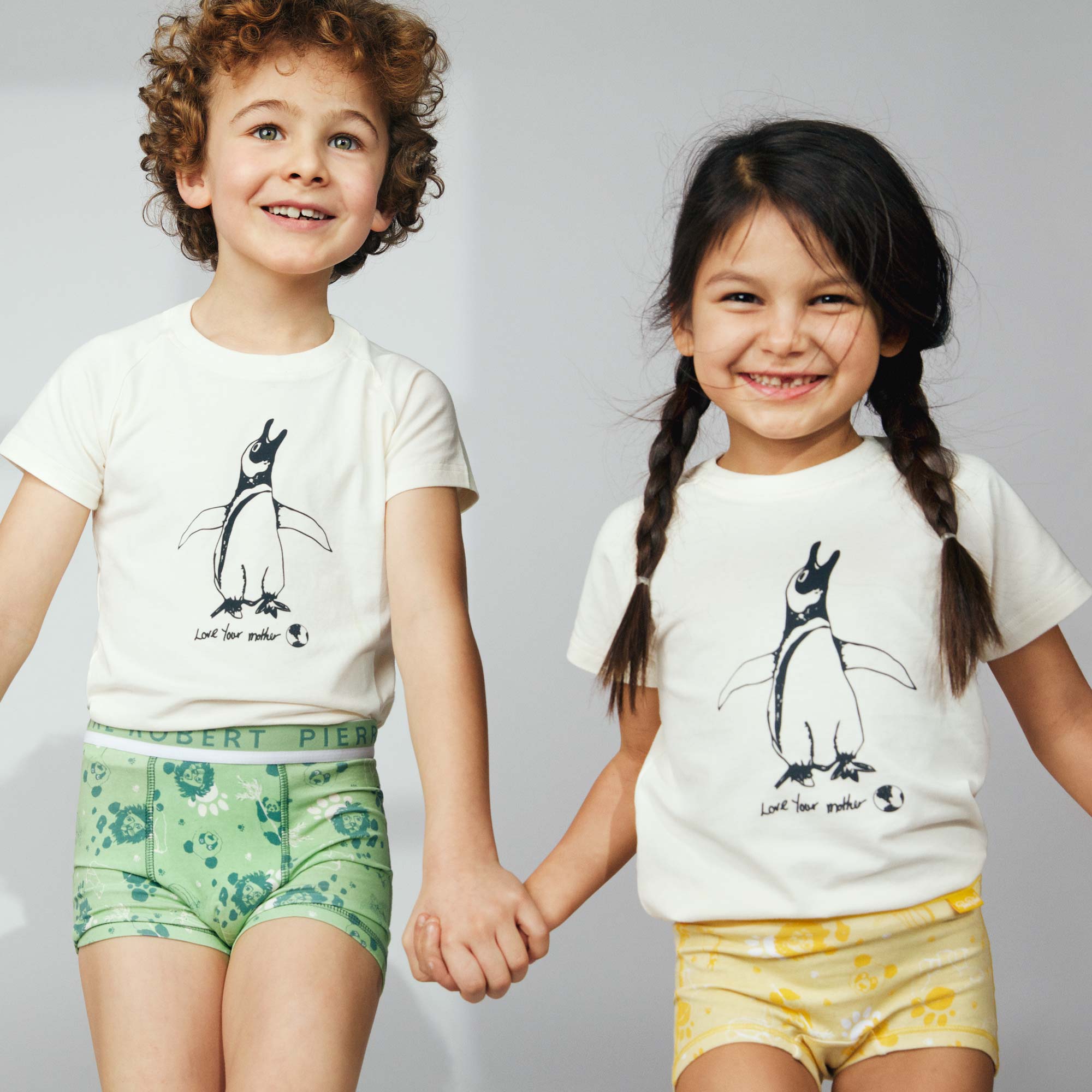 T-shirt till barn i ekologisk bomull, White, hi-res