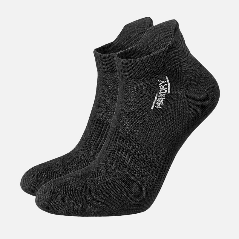 Sports Socks Low Cut 2-pack, Black, hi-res