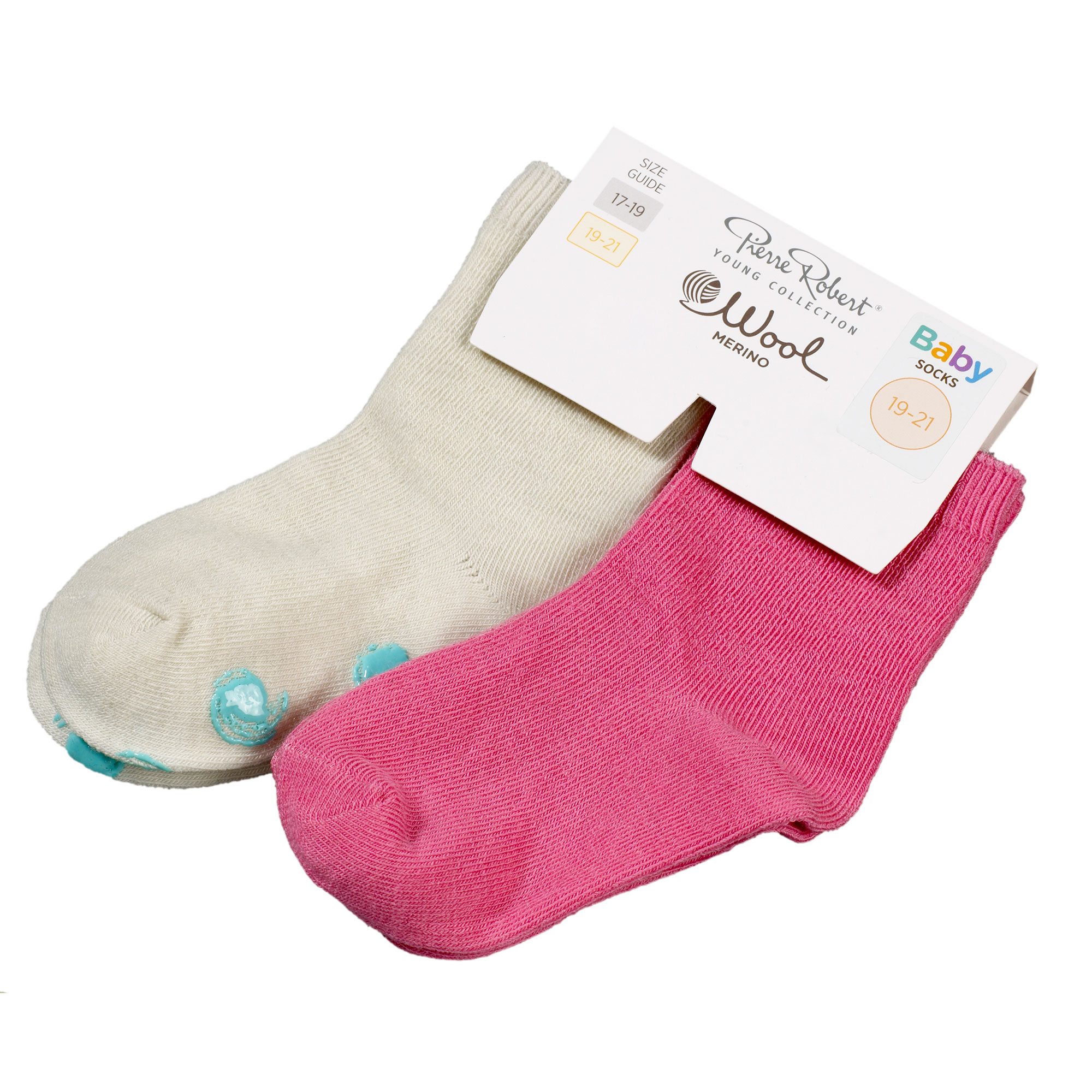 Sommerull Baby Socks Off white Pink, off white pink, hi-res