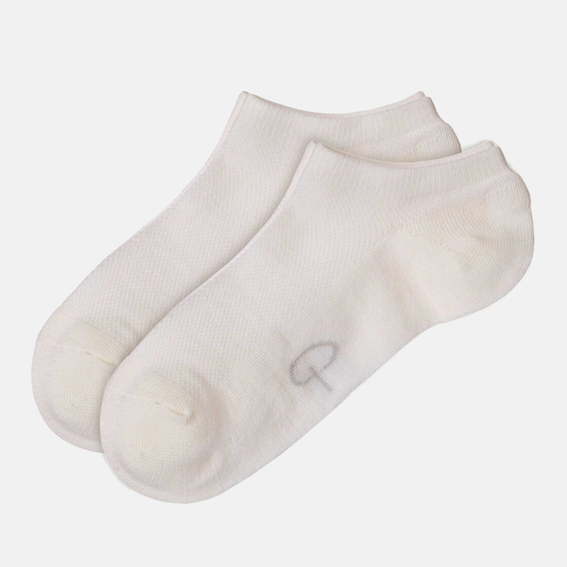 Merinovillaiset matalavartiset sukat 2-pack, White, hi-res